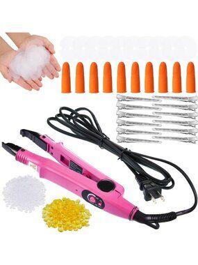 Keratin Hair Extension Fusion Heat Tool - Pink, Professional Quality Styling